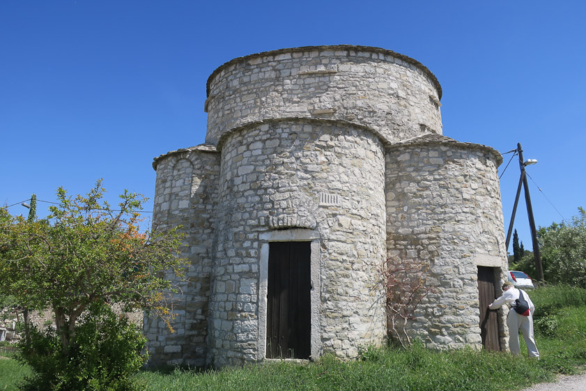 Wikipedia says the best estimate of its date of construction in 9c.