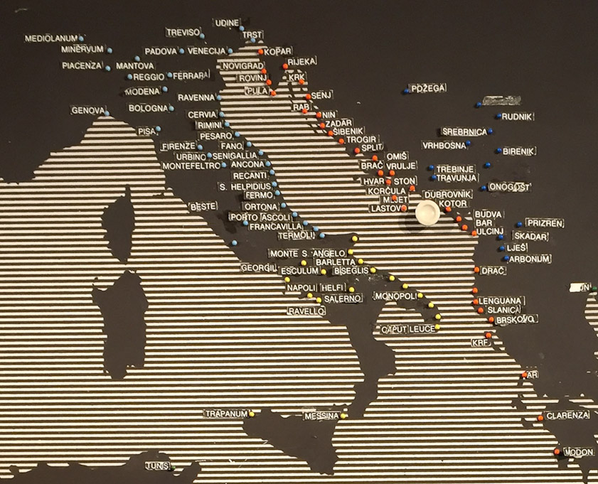 A good deal of Dubrovnik's trade was silver and lead from inland mines in Croatia to consumers to the west.