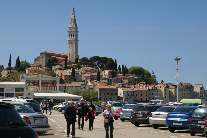 Our B&B host met us in a car park and drove us into the old town using his resident card to pass the barriers. All those buildings are on an island that was connected to the mainland in 1763, forming a small penisula.