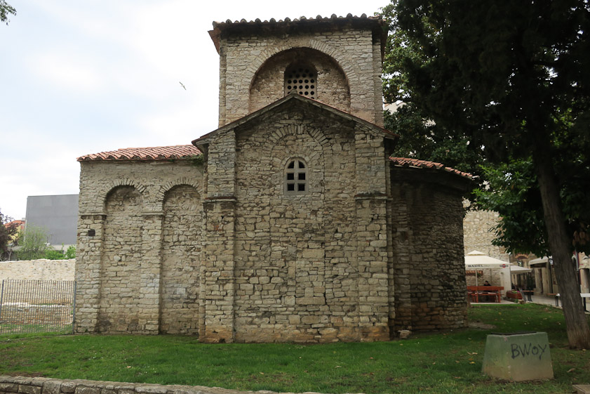 The south side of the church.