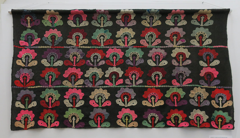 A bed cover for a young married couple. From Kaniža, Slavonski Brod, first half of 20c.