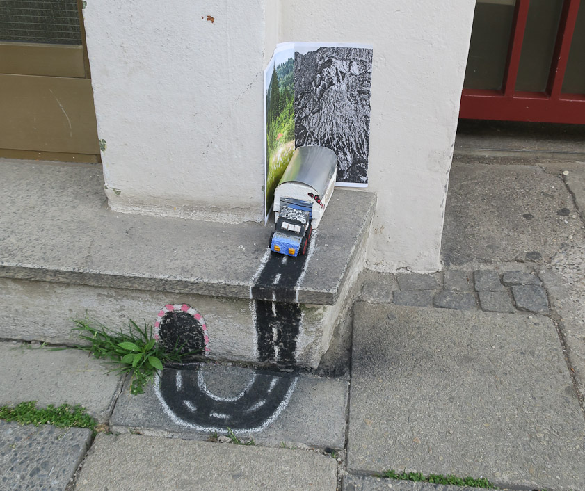 Some amusing street art in Munich.