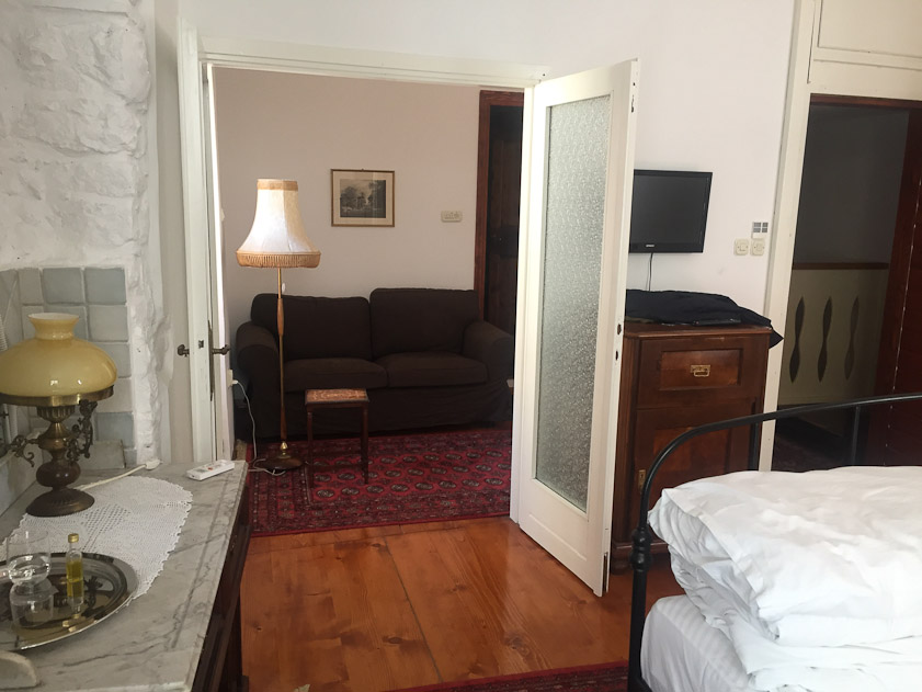 We had a (useless) sitting room on the way to the bathroom.