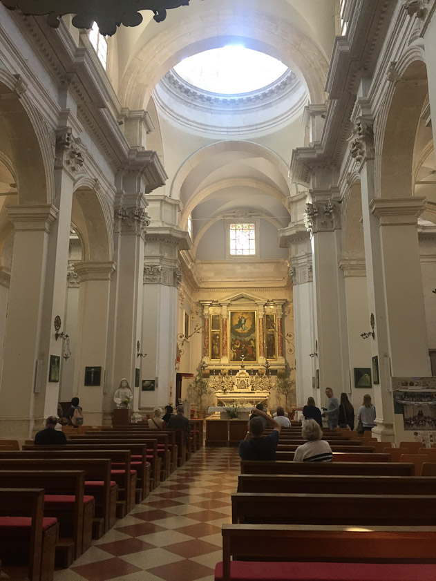 Interior of the cathedral.