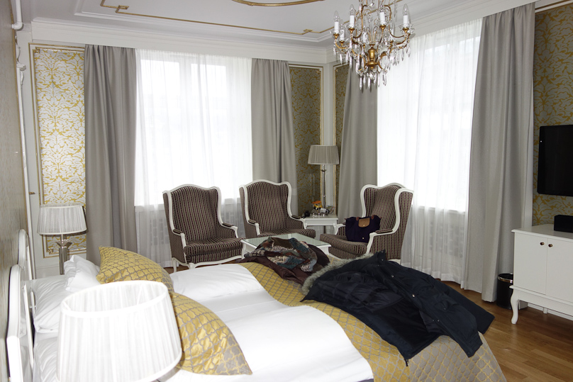 We had an especially nice room at the Hotel Terminus in Bergen, Norway.