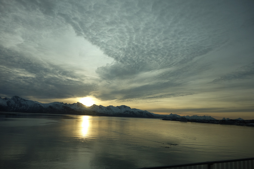 Nearing Sortland