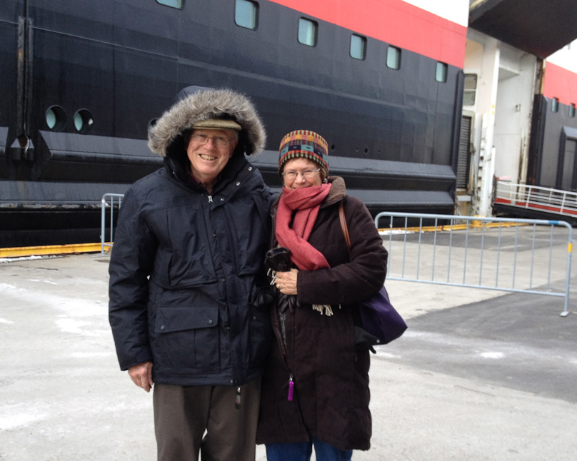 Mariana bought me the heaviest parka sold by LL Bean for this trip. The fur around the hood made me name my coat 