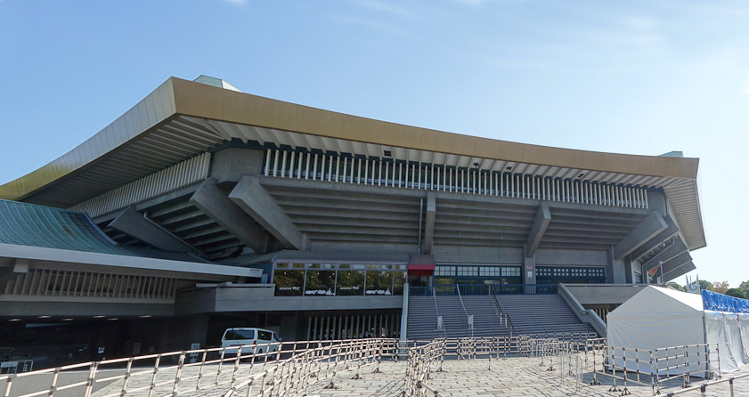 The large eight-sided Budokan was originally built for the judo competition in the 1964 Summer Olympics and is now used for entertainment events.