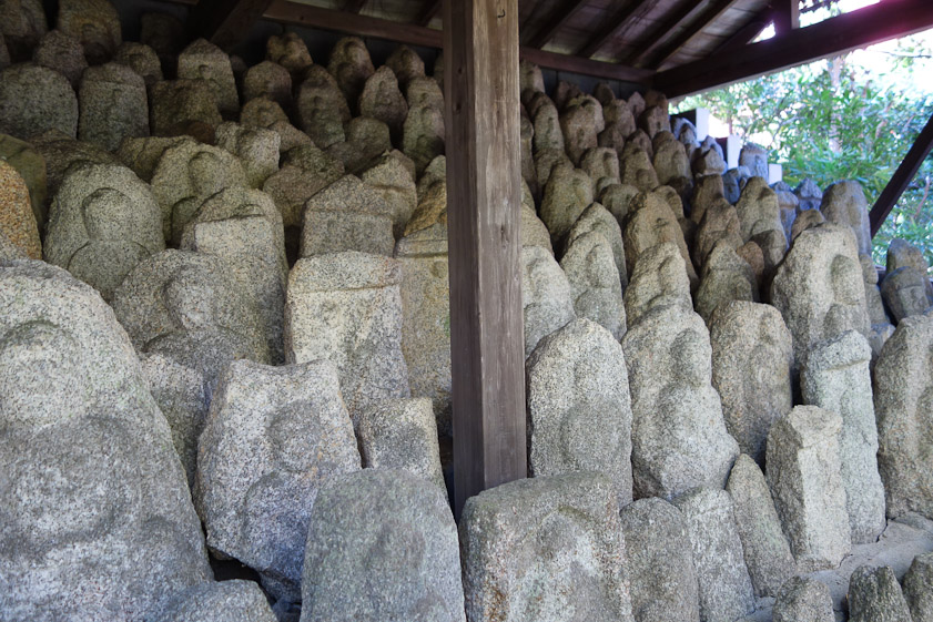 These figures seem to have been retired here after they became excessively weathered.