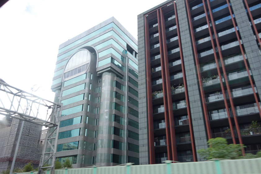 Some commercial architecture in Taipei.