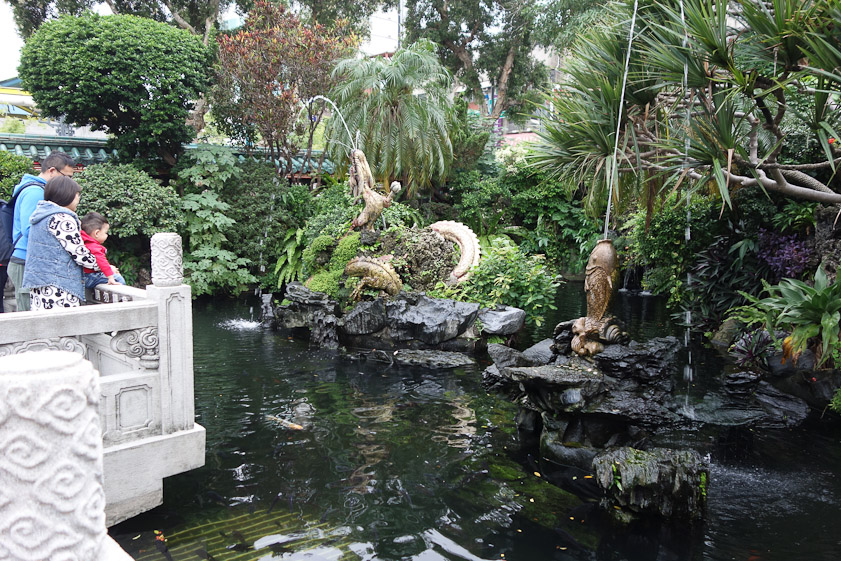 The pond in the southwest garden.