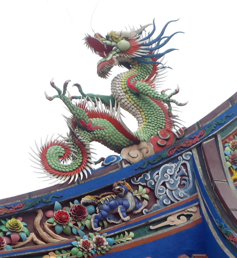 A scaly, prickly, four-toed dragon.