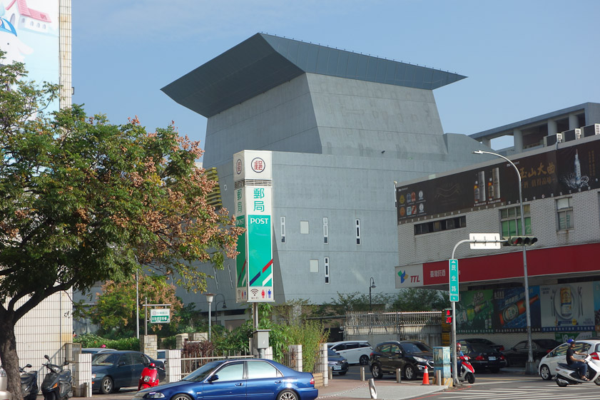 Strange building we saw while walking to the art museum. I think (Google Maps) that it's part of National Taichung University of Education Excellence Campus.