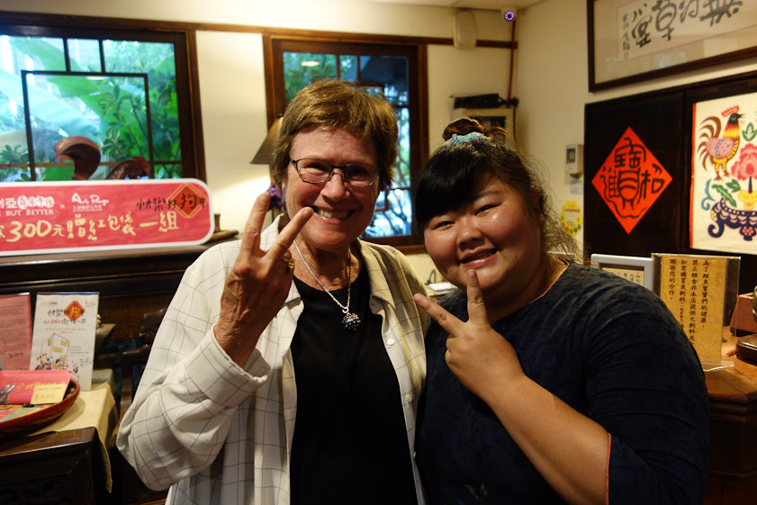 This lady made tea for us and later sold us some loose tea to take home.