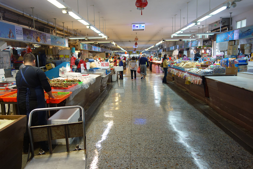 The fresh fish market was reputedly busiest early in the morning.