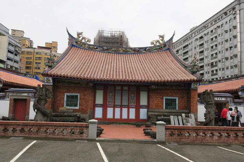 The back of Qingshui main hall.
