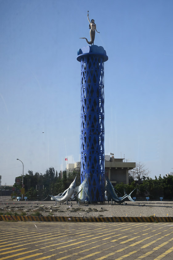 We passed this monument to the sea on the bus from the port back to central Taichung, about 17 miles.