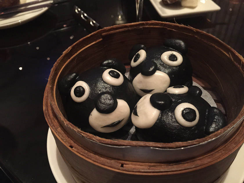 These steamed buns were a hoot. 