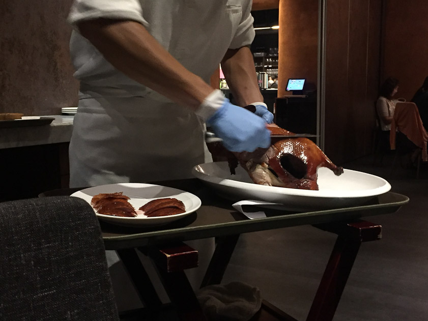 We ate duck three ways.
