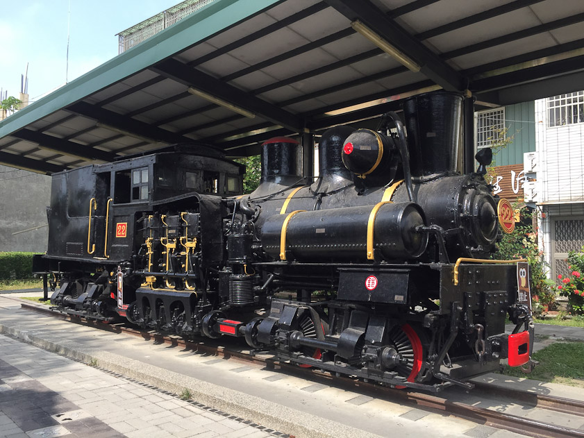 The main attraction that we saw in Jiji was this Shay locomotive, No. 22.