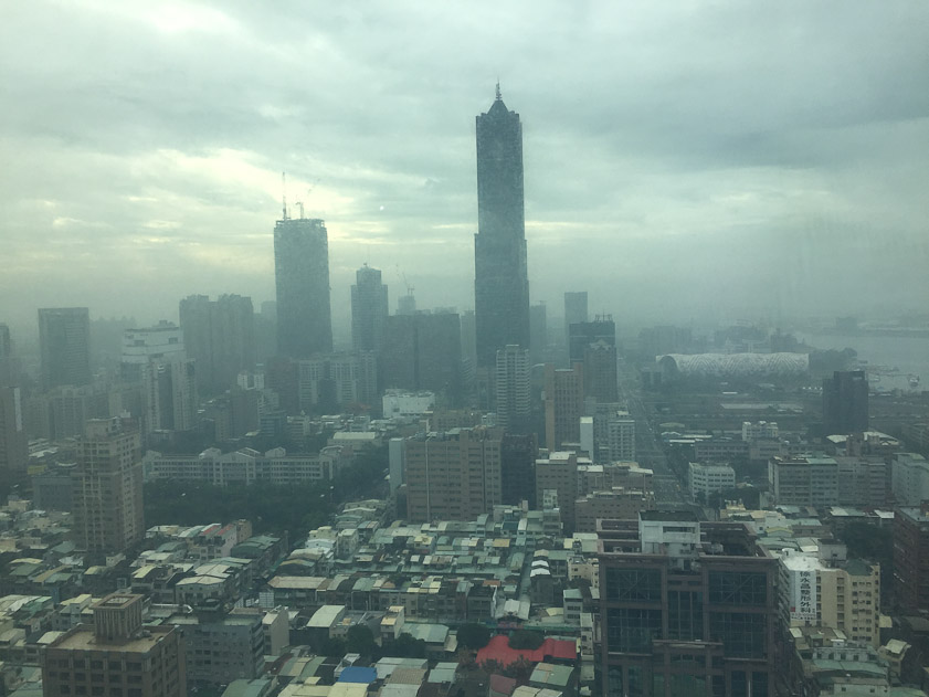 Still foggy in Kaohsiung, 8 AM on our second day.