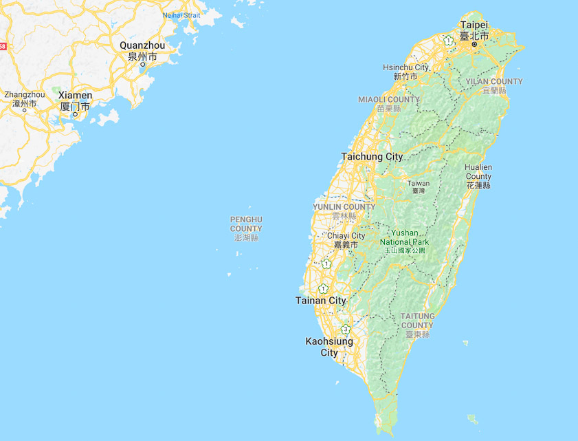 We flew on China Airlines from Osaka to Taipei on 2 November 2017. This map shows the Penghu Islands and the mainland city of Xiamen, at various times pirate bases. Pirates also settled Taiwan and imported colonists from China to work the plantations.