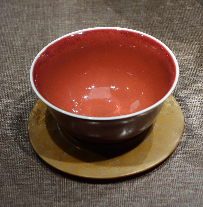Tea cup in ruby red glaze. Ming dynasty, Xuande reign (1426-1435)