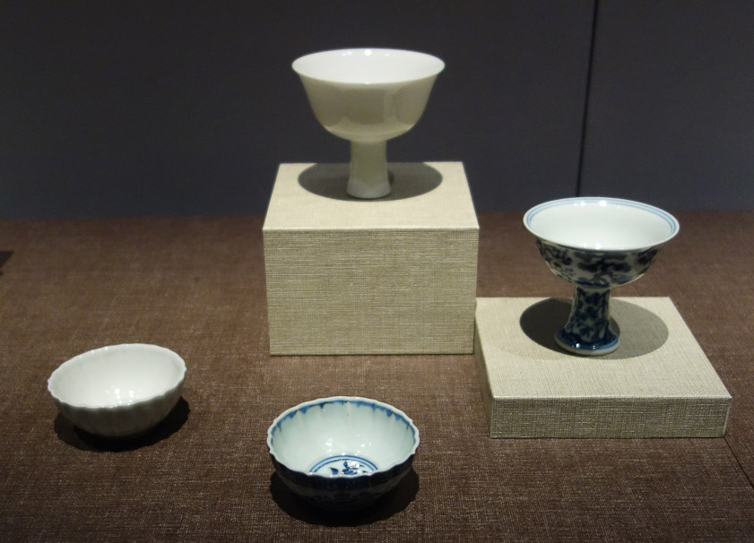 Tea cups from the Ming dynasty.