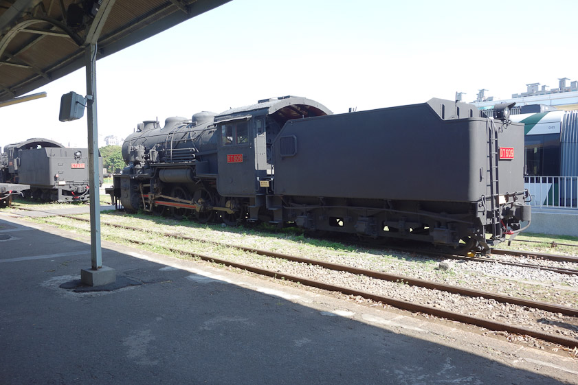 There is a little Takao Rail Road Museum with a small collection of steam trains.