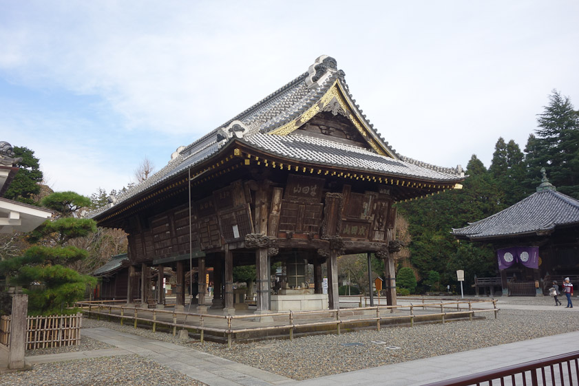 Gaku-do Hall was built in 1861 to house votive tablets (many with images of horses).