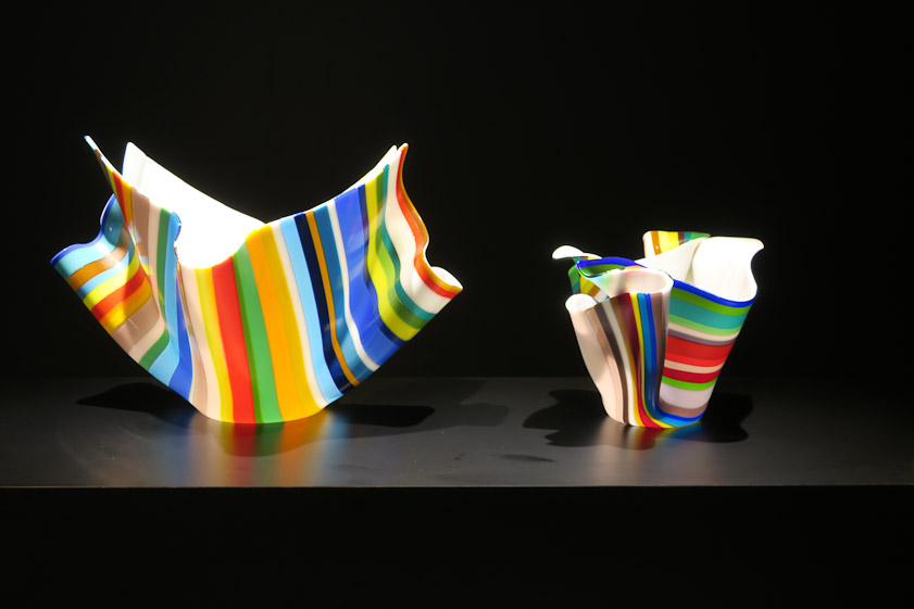 The Hsinchu Glass Museum is housed in a Western style building from 1939 used by visiting Japanese royalty and high officials. We saw an art exhibiton there that included 