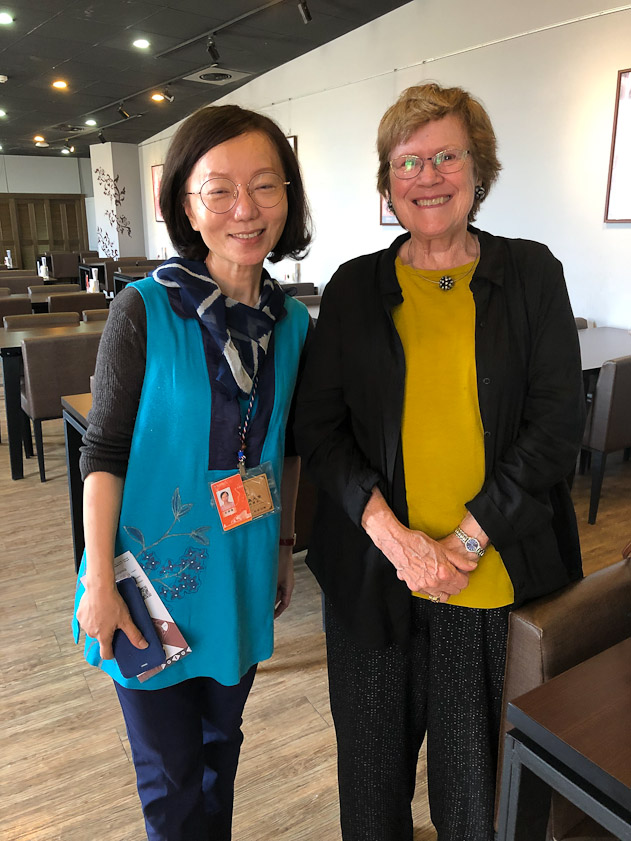 We met Ally Chuang, a professor doing a project at the museum.