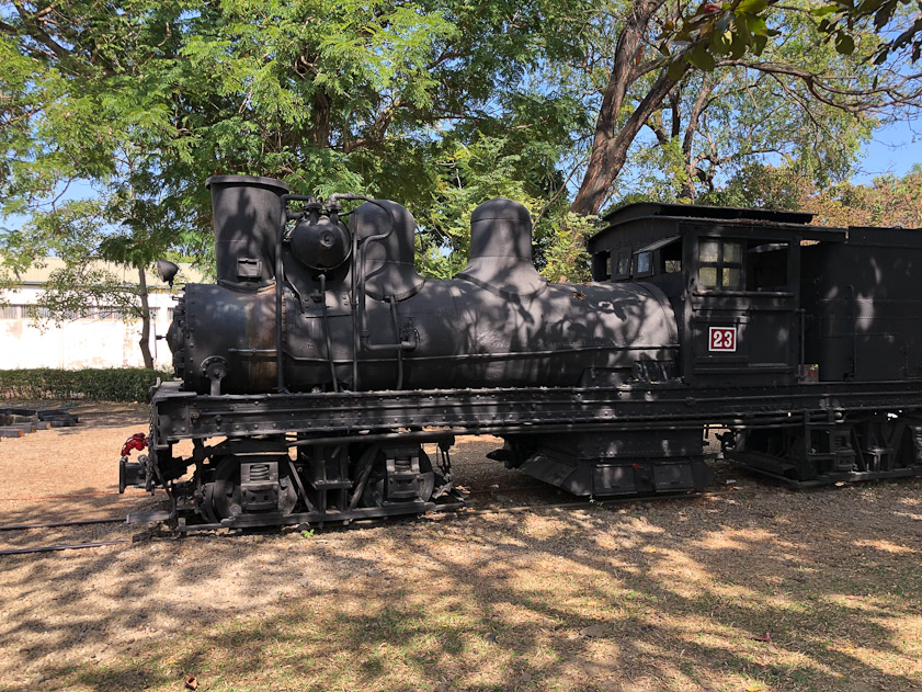 The next day we visited the park where old Alishan Railway gear was displayed. This Shay locomotive had a gear drive to power both sets of wheels.