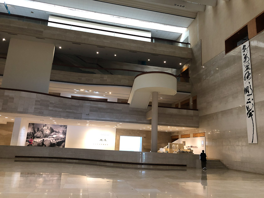 Once you buy a ticket you can enter this large space.