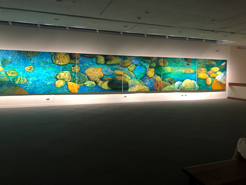 This series of seven paintings was part of a show called 