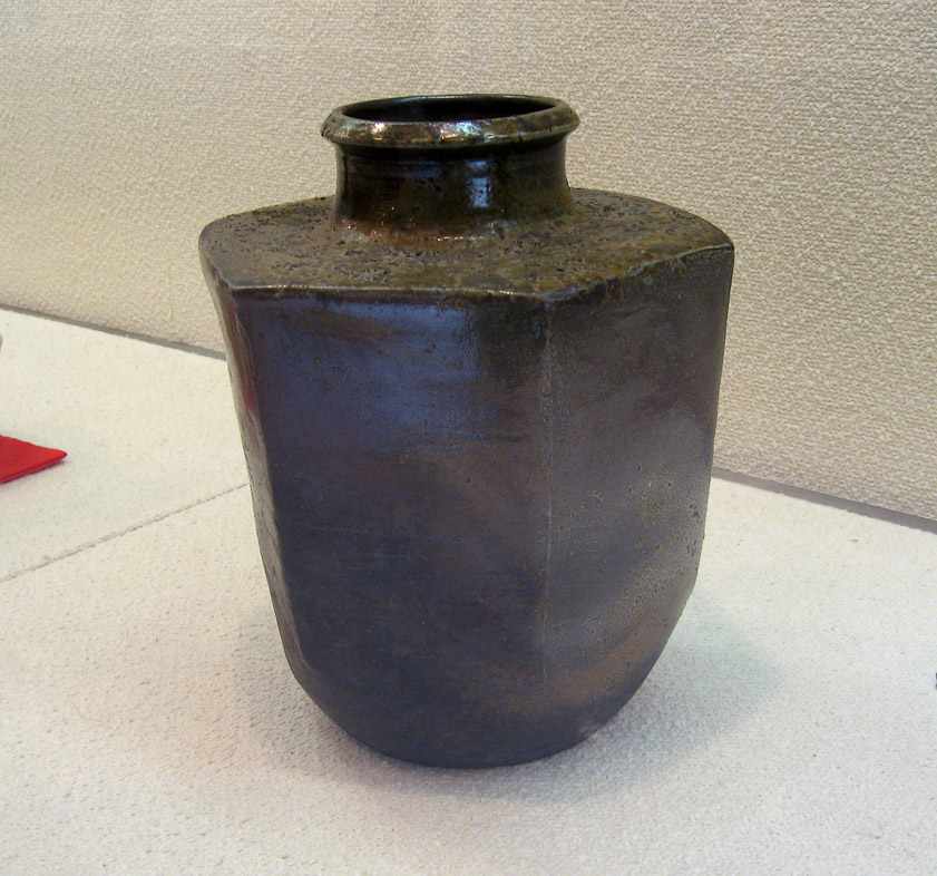 A Tamba bottle in the museum collection