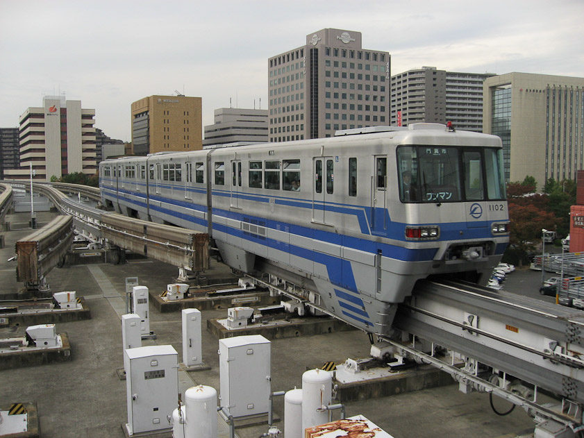 The next day we rode the Osaka Monorail to Expo Commemorative Park.