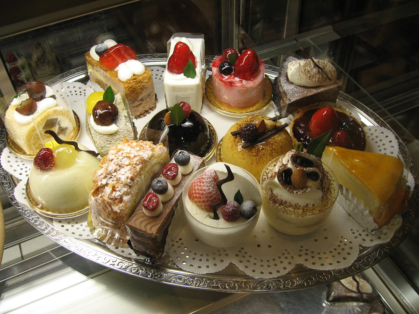 Ooh, la, la! We stayed in the Momochi district, close to a Lupicia tea room.