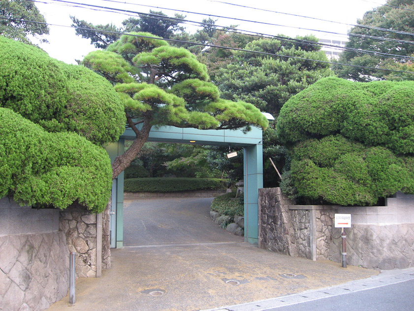 The entrance to a temple next door to the museum.