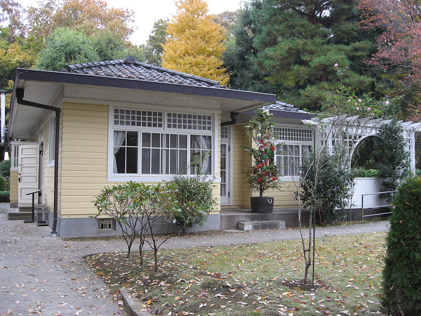 The museum is a collection of historic architecture moved to a locaton in western Tokyo.