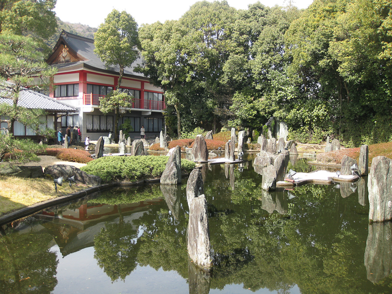 The first of several rock gardens we saw at Matsuo Taisha