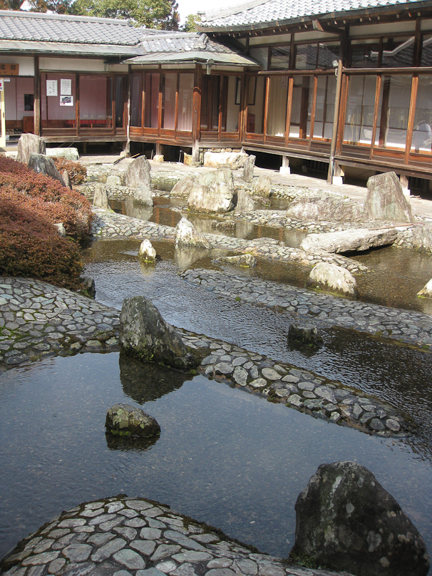 The second rock garden we saw at Matsuo Taisha. These were all built in 1975 by Mirei Shigemori.