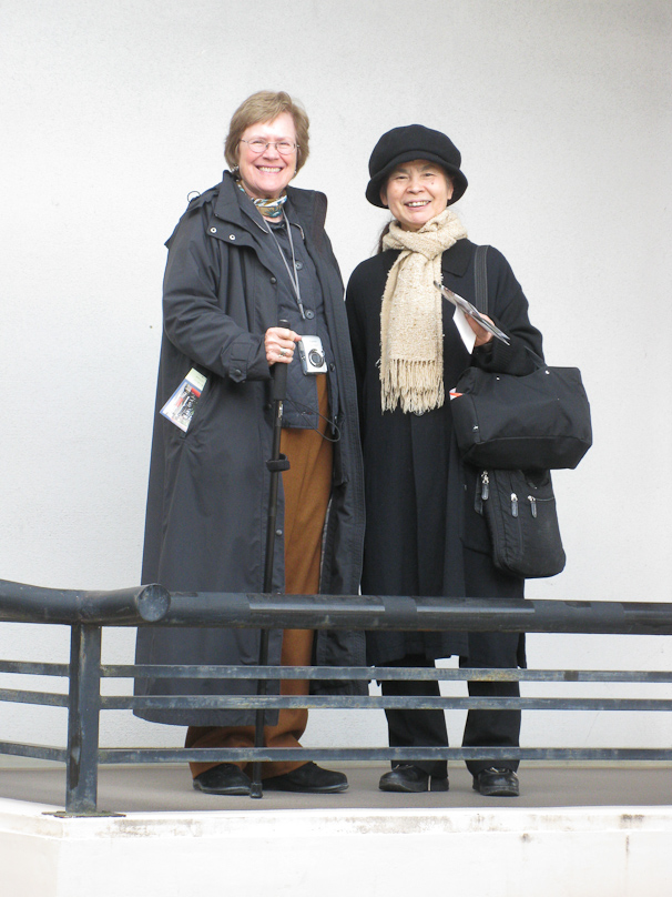 Our friend Teruko Shibata accompanied us to Matsuo Taisha in Arashiyama in western Kyoto.