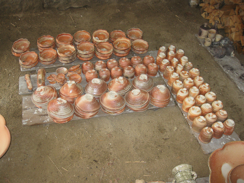 Shigaraki ware often has this typical orange glaze.