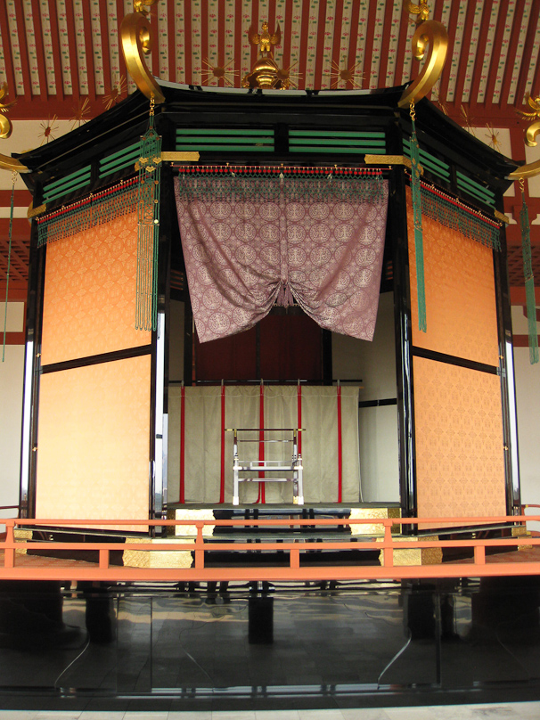 The Emperor sat here when holding audience