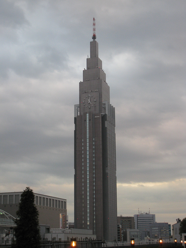 The DoCoMo Tower is south of Shinjuku Station. It looms over you when you come out of the Yoyogi Metro station.