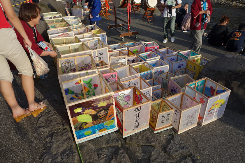 The lanterns are re-used.