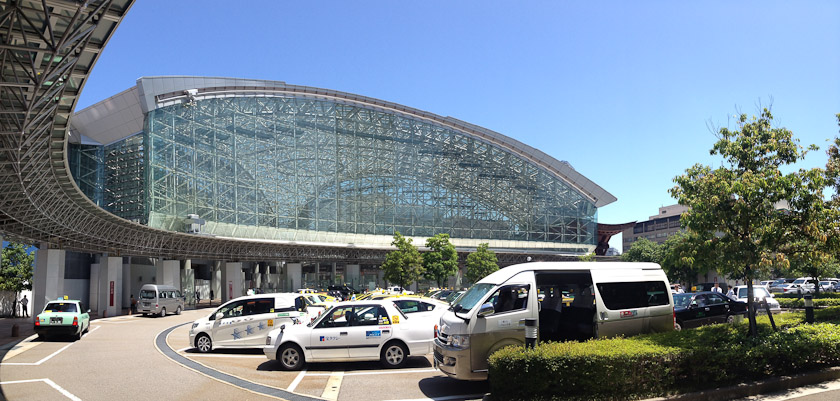 Kanazawa Station exterior.