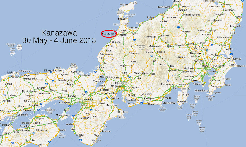 We returned from the provinces to the well-beaten tourist path when we went from Tsuruga to Kanazawa. The trip was non-stop on a limited express, and took 1:21.