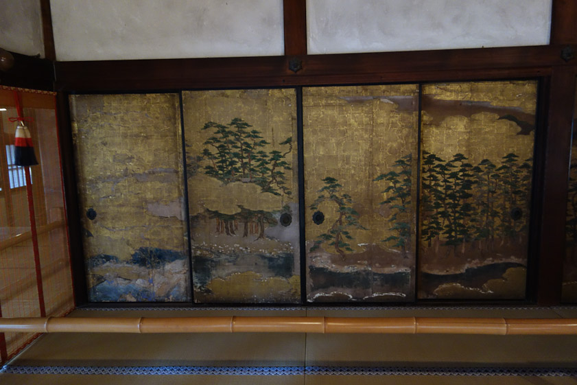 Old painting at Shoren-in
